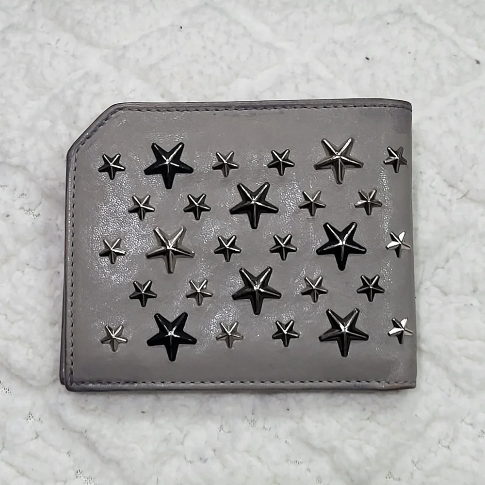 Jimmy Choo Albany wallet with mixed stars..Authentic